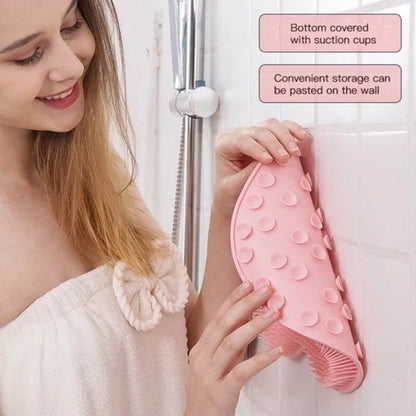 🧼Halkfri Duschskrubb Silikonmatta💦