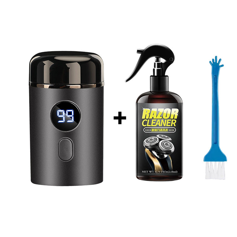 🔥Hett erbjudande: 49 % rabatt🔥Men's kraftfull mini elektrisk rakapparat med digital display