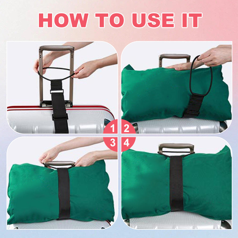 🧳 Köp 1 Få 1 gratis! 🔗 Multifunktionella Starka Justerbara Bagagestroppar – Elastiska & Lätta – Perfekt för Resor, Affärer & Utflykter ✈️