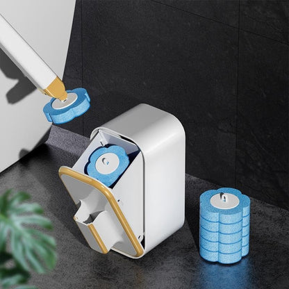 🏆 Försäljningen överstiger 50 000 enheter! 🚽💦 Innovativ uppsättning engångstoalettborstar med väggfäste ✨