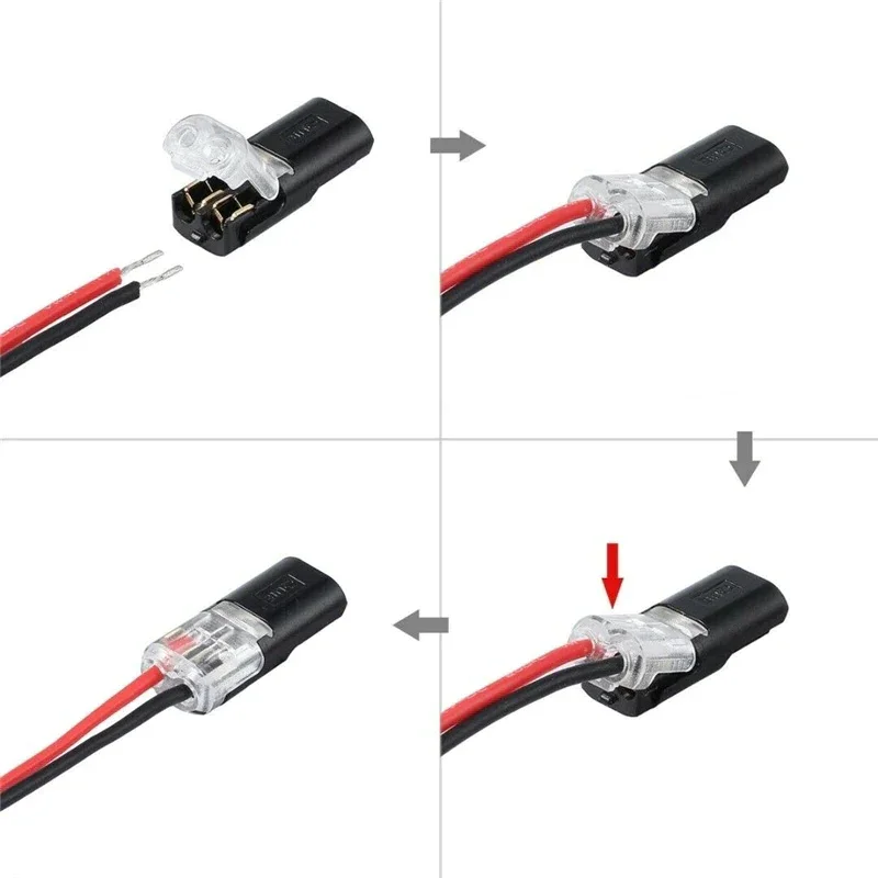 🔌 50% RABATT NU! ⏰ Dubbeltrådskontakt Med Låsspänne – Säker passform, väderbeständig & enkel installation – perfekt för bil, båt eller DIY-elprojekt 🚗
