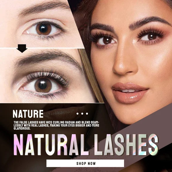 🔥 KÖP 2 FÅ 1 GRATIS! Få naturligt vackra ögon utan tung makeup – mjuka lösögonfransar för en perfekt vardagslook ✨