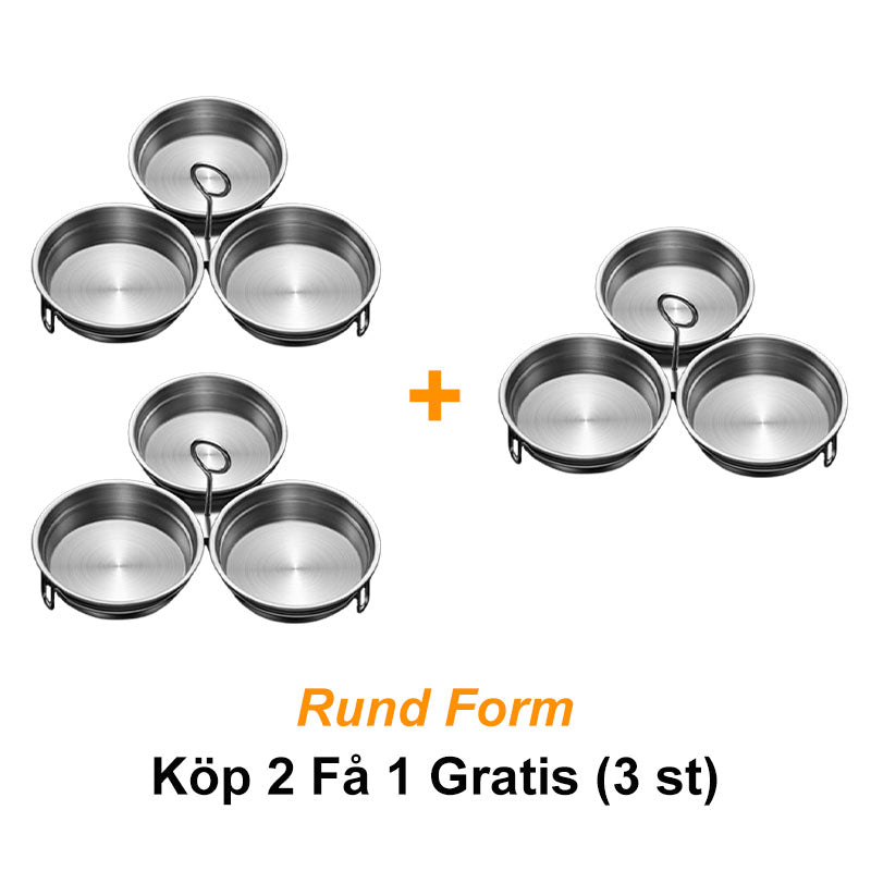 🥚 50 % RABATT NU! 🔥 Äggkokare i 304 Rostfritt Stål – Ångkoka 3 Ägg Samtidigt & Behåll Hela Ägget 🍳✨