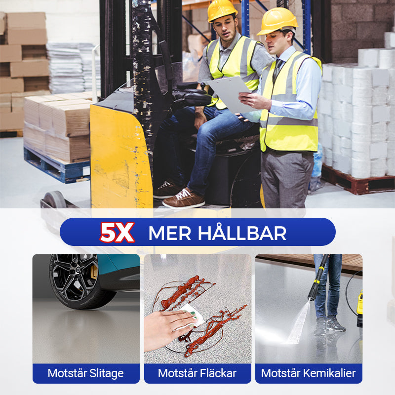 ✨Nykomling✨Högblank epoxigolvbeläggning med marmoreffekt