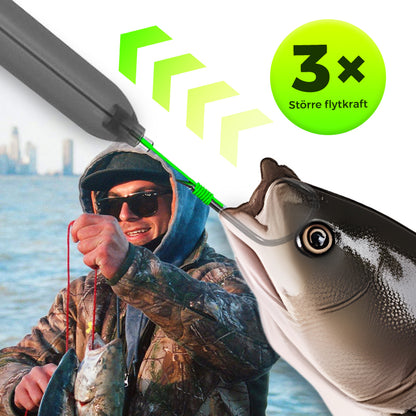 🔥3 Krokar Anti Drift Bottenfiske Rigg