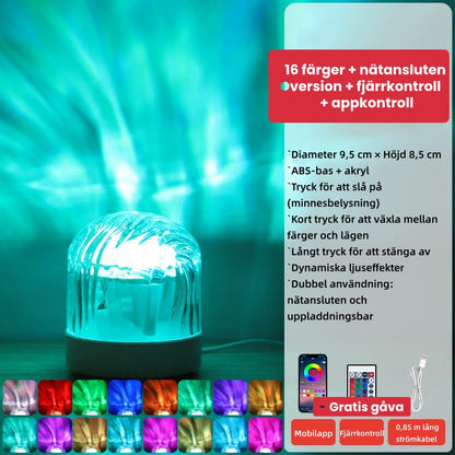 Aurora Borealis Stjärnhimmelprojektionslampa