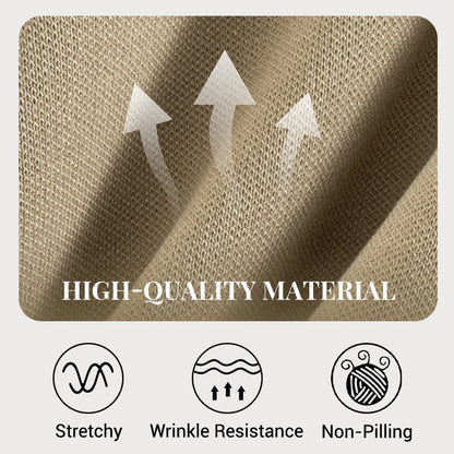 ⏳ Tidsbegränsad 50 % rabatt! 💥Mjuka stickade byxor med guldknappar, set med