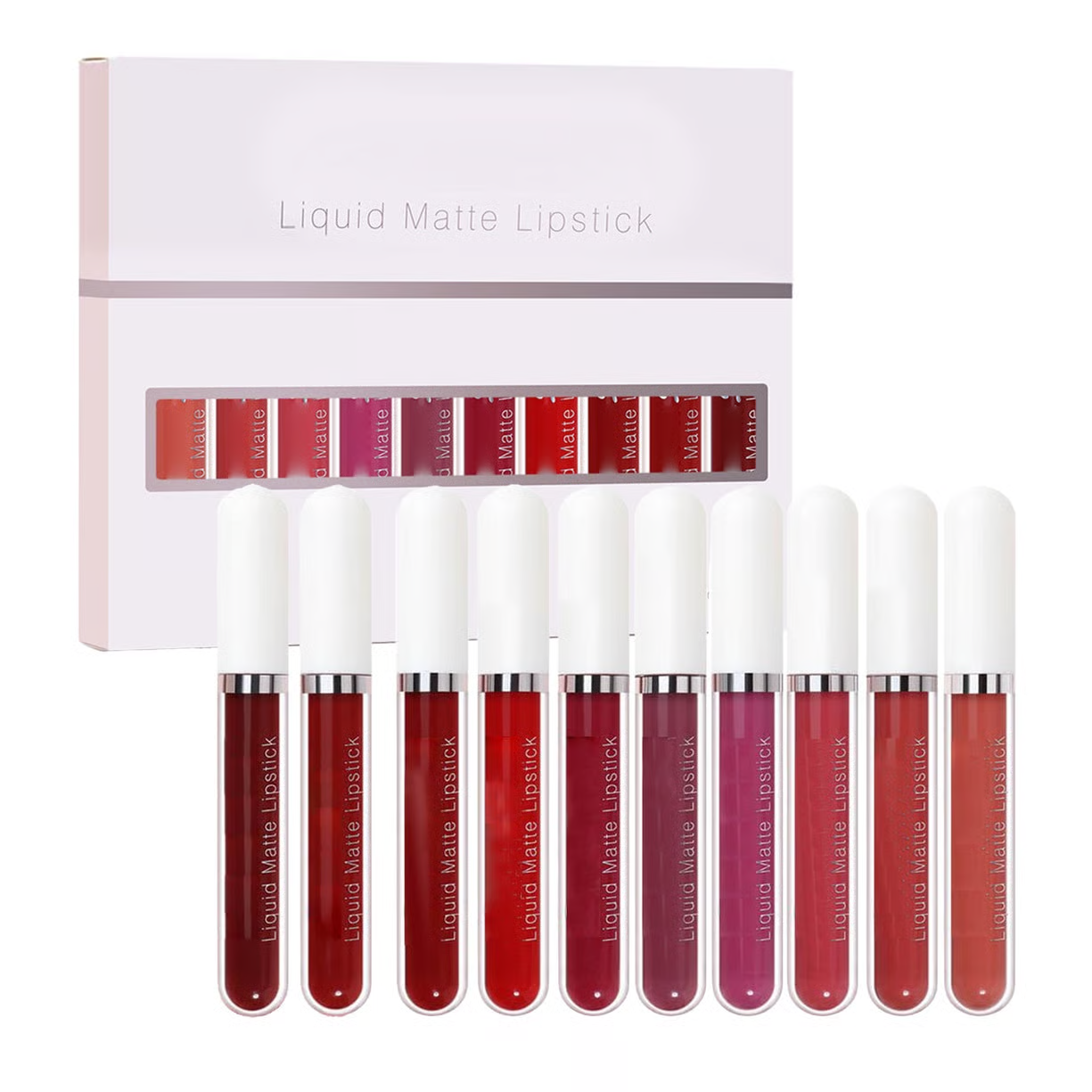 💄  50% rabatt!   ✨ Matt vattentät flytande läppstift – 18 färger, hållbar, sammetslät för ett perfekt utseende 👄