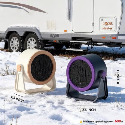 ♨️SISTA DAGEN REA 70% RABATT!!⚡50 000+ SÅLDA!❄️2026 Bärbar Snabbvärmevärmare – Utomhus & Skrivbords Mini Radiator