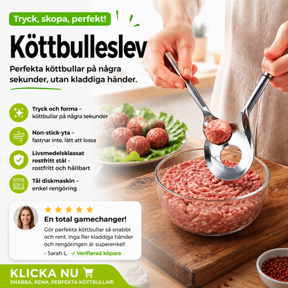 🔥50% RABATT NU!🍳Kreativ form med håldesign – pressa, forma och släpp enkelt✨