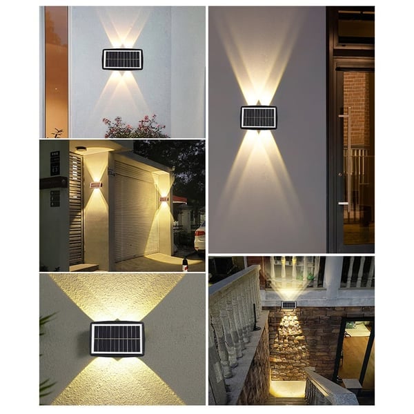 ✨ Erbjudande under begränsad tid ✨- Solcellsvägglampa för utomhusbruk