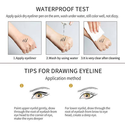 💄 50% RABATT! 🎨 14-delars Set med Vattenfast Gel-Eyeliner – Metallisk & Pärlemorskimrande Finish, Långvarig & Smetfri Formula För Perfekt Linning 👁️