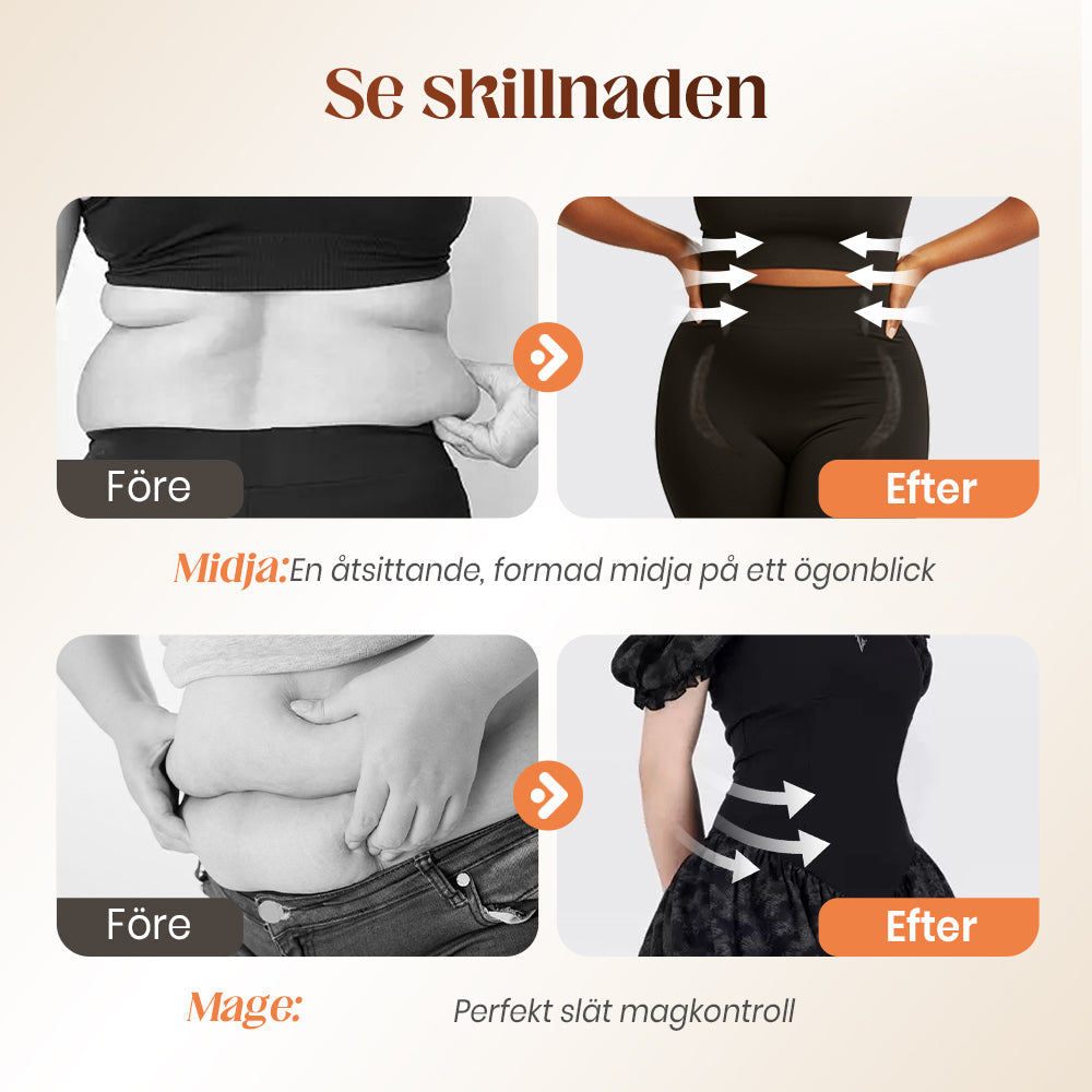 🩳 50% RABATT! 🍑 Högmidjade Rumpaformande Shorts – Omedelbara Kurvor, Bekväm Passform & Perfekt för Träning & Vardag 💖