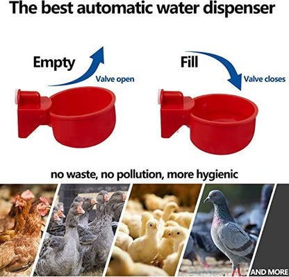 🐔50% RABATT⏰ Automatisk vattenkopp för kyckling, håller vatten rent och fräscht för hälsosam uppfödning💧