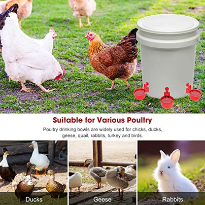 🐔50% RABATT⏰ Automatisk vattenkopp för kyckling, håller vatten rent och fräscht för hälsosam uppfödning💧