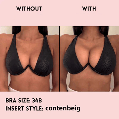 🎉Begränsad försäljning - KÖP 2 FÅ 2 GRATIS😍Ultra Boost-insatser || Patenterade klibbiga mode-bh-insatser