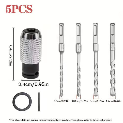 🔥50 % Rabatt🔥Elektrisk Skiftnyckel Borradapter