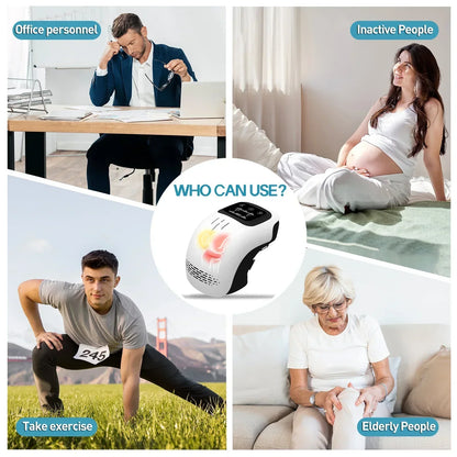 Komfortabel elektrisk knämassagerare Uppladdningsbar knämassagemaskin