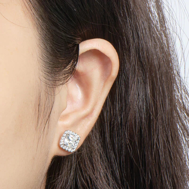💎Örhängen med moissanit – Strålande glans, allergivänliga och perfekta för vardaglig elegans eller som present 💍