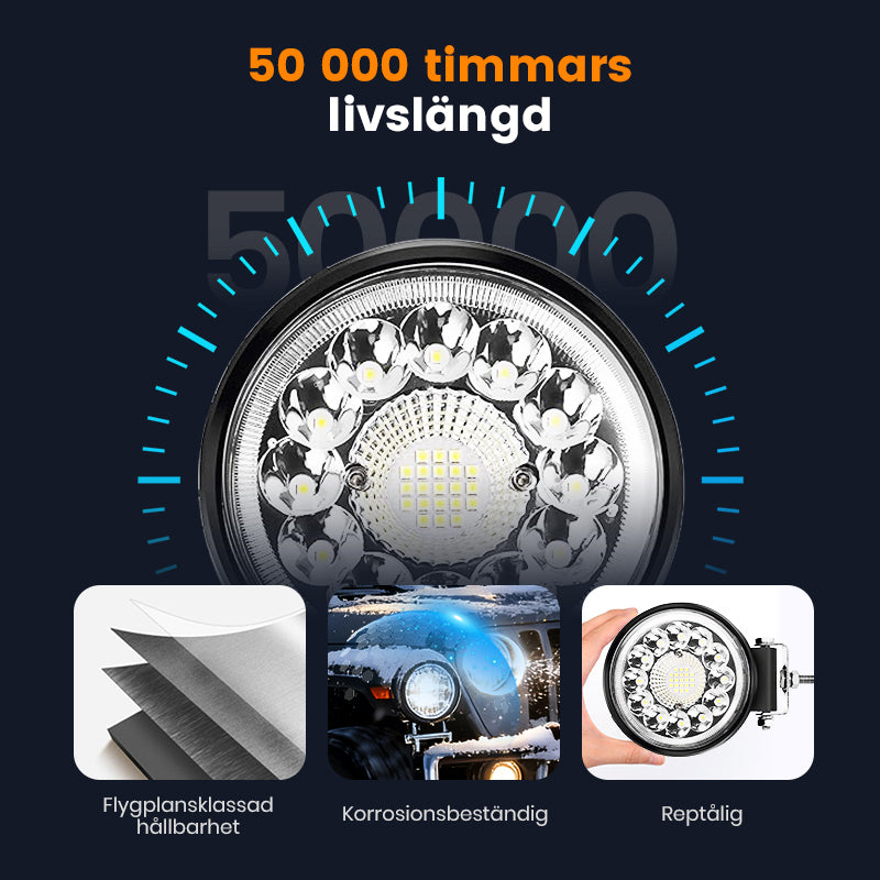 ✨💥Halva priset sista dagen💡4-tums LED-pod med 99 W för terrängbruk✨📍999 st LED-pärlor📍