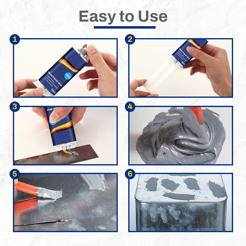 🔥KÖP 2 FÅ 1 GRATIS🔥- De senaste höghållfasta limmen för metallreparation