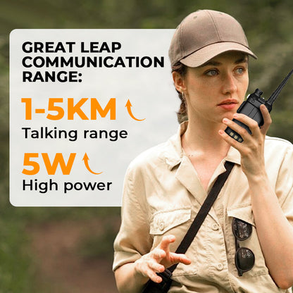 ⏰ Endast nu 50% rabatt!🔥📡 UV-5R Hamradio Långdistans UV5R Two-Way Radio Dualband Walkie-Talkie