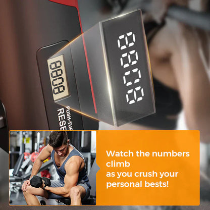 Justerbar handgreepstränare med elektronisk avläsnin