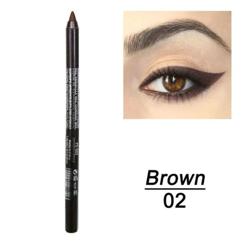 💄 50% RABATT! 🎨 14-delars Set med Vattenfast Gel-Eyeliner – Metallisk & Pärlemorskimrande Finish, Långvarig & Smetfri Formula För Perfekt Linning 👁️