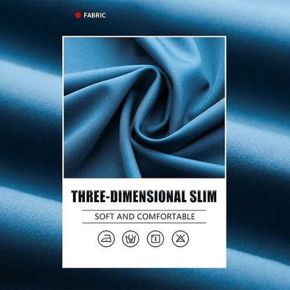 🔥Superbekväm på sommaren🔥(Essential för herrgarderoben) Sträckbar strykfri skjorta med antirynkfunktion