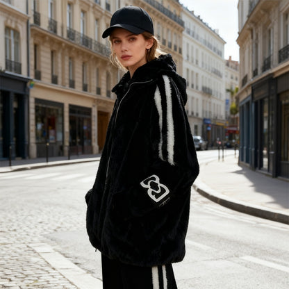 🔥Casual huva med dragkedja för damer