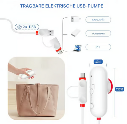 🔥USB Elektrisk Vakuumkompressionspåse - Spara utrymme och resa lätt!