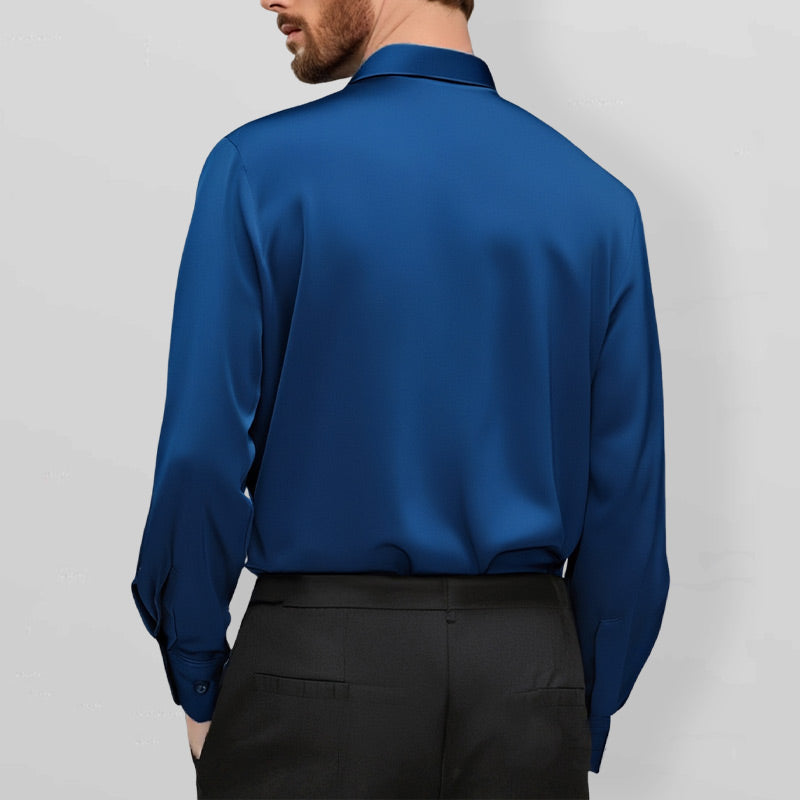 🔥2025 HOT SALE🔥Men's Wrinkle-Free Stretch Dress Shirt✈️Free frakt när du köper 2✈️