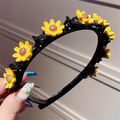 🎀 50% RABATT✨Söta flätade hårnål, fin dekoration för flickor