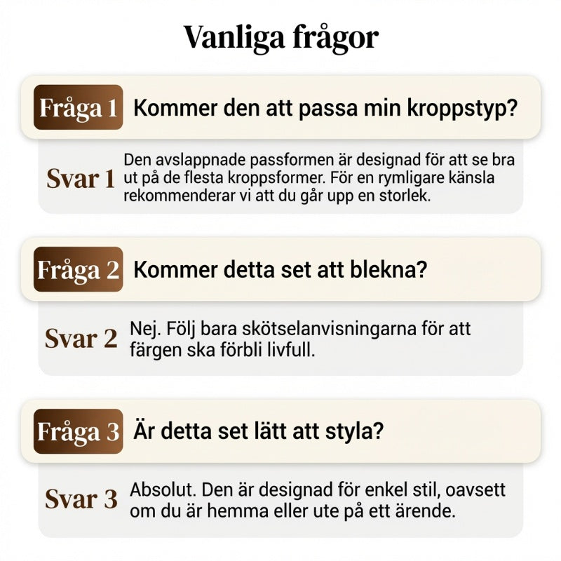 Avslappnat set med topp och byxor med dragsko för dam