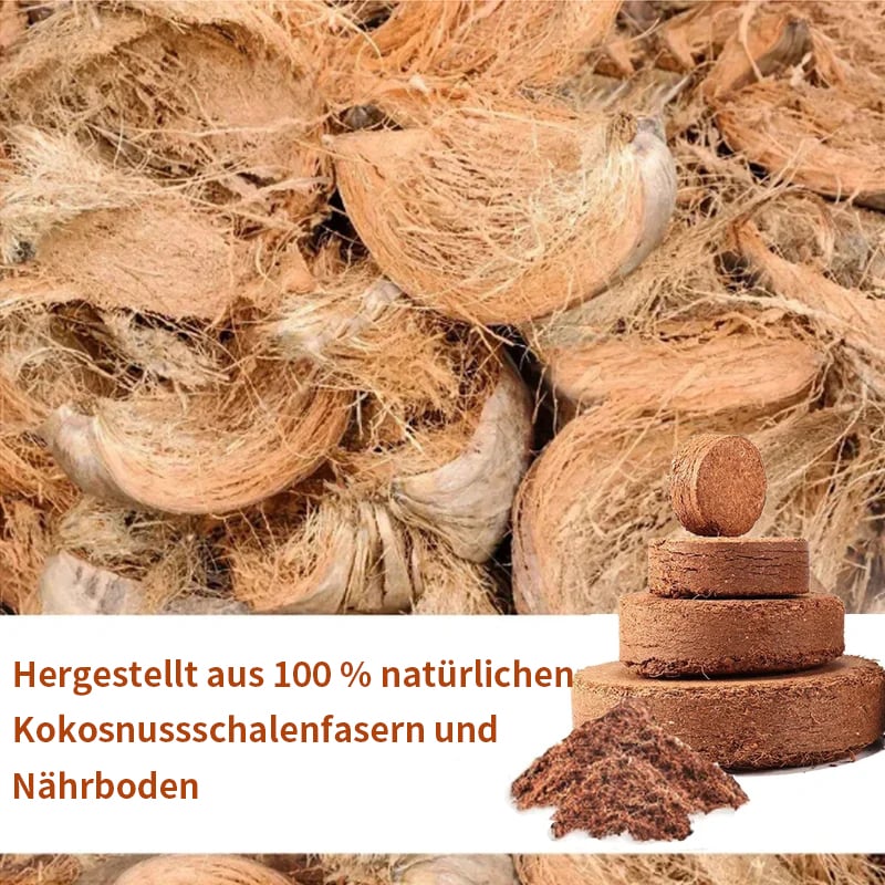 🔈🔈60% RABATT NU🥥Ekologisk kokosnöt för växter🌱