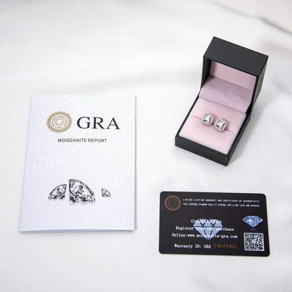 💎Örhängen med moissanit – Strålande glans, allergivänliga och perfekta för vardaglig elegans eller som present 💍
