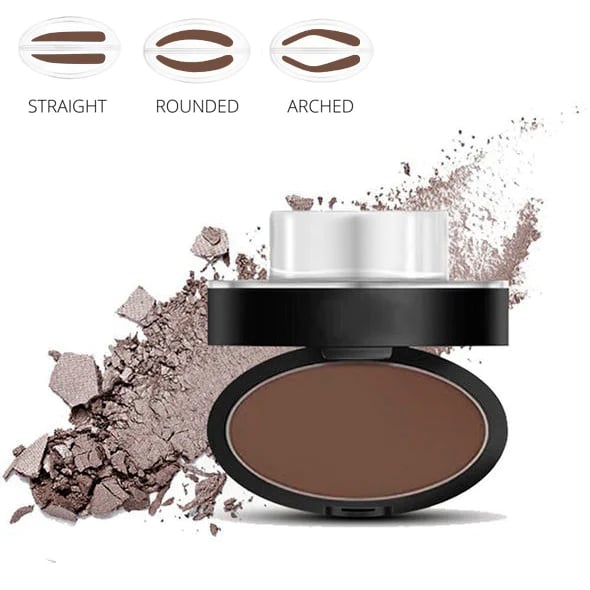 🎁 2026 Nya Ankomster 50% rabatt💥Eyebrow Stamp Pulverset med Applikatorborste, Ett Tryck Perfekta Ögonbryn, Vattentålig Långvarig 24H Ögonbrynsmakeup för Enkla Dagliga Salongsliknande Ögonbryn