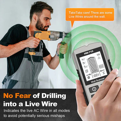 🔥Bra lågt pris, 50% rabatt på rea💯 Multifunktionell bärbar väggdetektor🔍