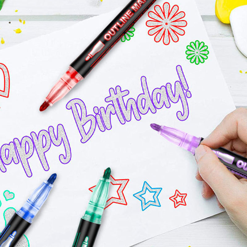 🎨🖌️Färgläggning Lightstick Graffiti Överstrykningspennor