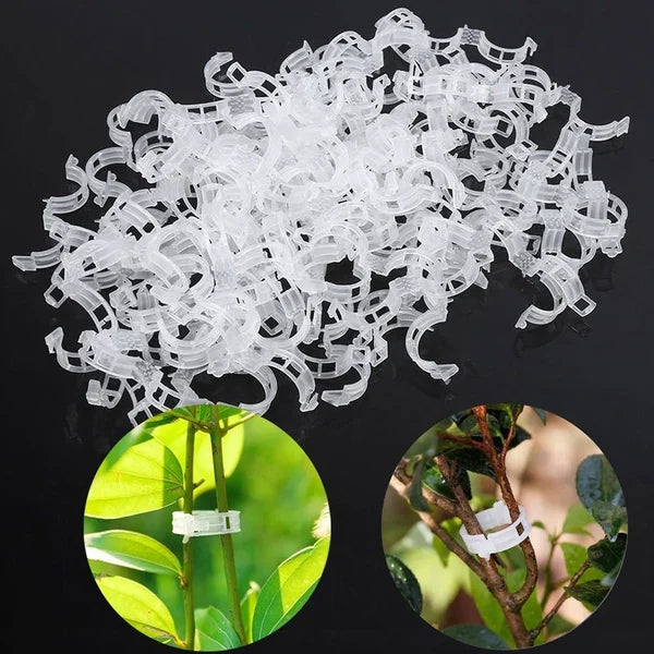 🗜️Klips för klätterväxter – Plastband för tomater och växtfästen 🌱🍅