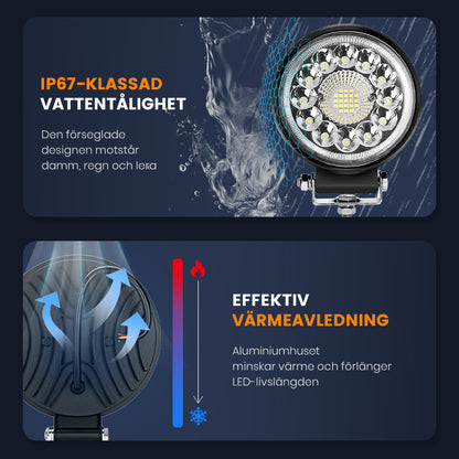 ✨💥Halva priset sista dagen💡4-tums LED-pod med 99 W för terrängbruk✨📍999 st LED-pärlor📍