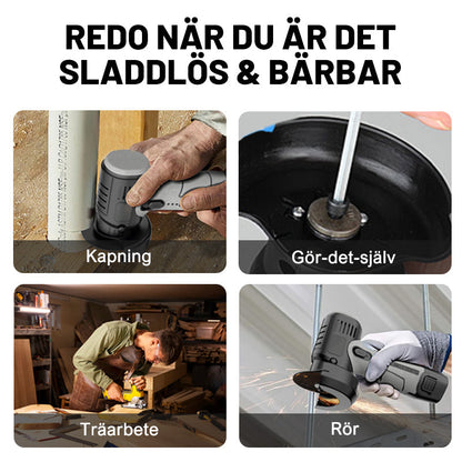 🔥12V mini vinkelslip med kapskiva🔥