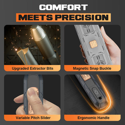 180-delars professionella precisionsskruvmejselsset