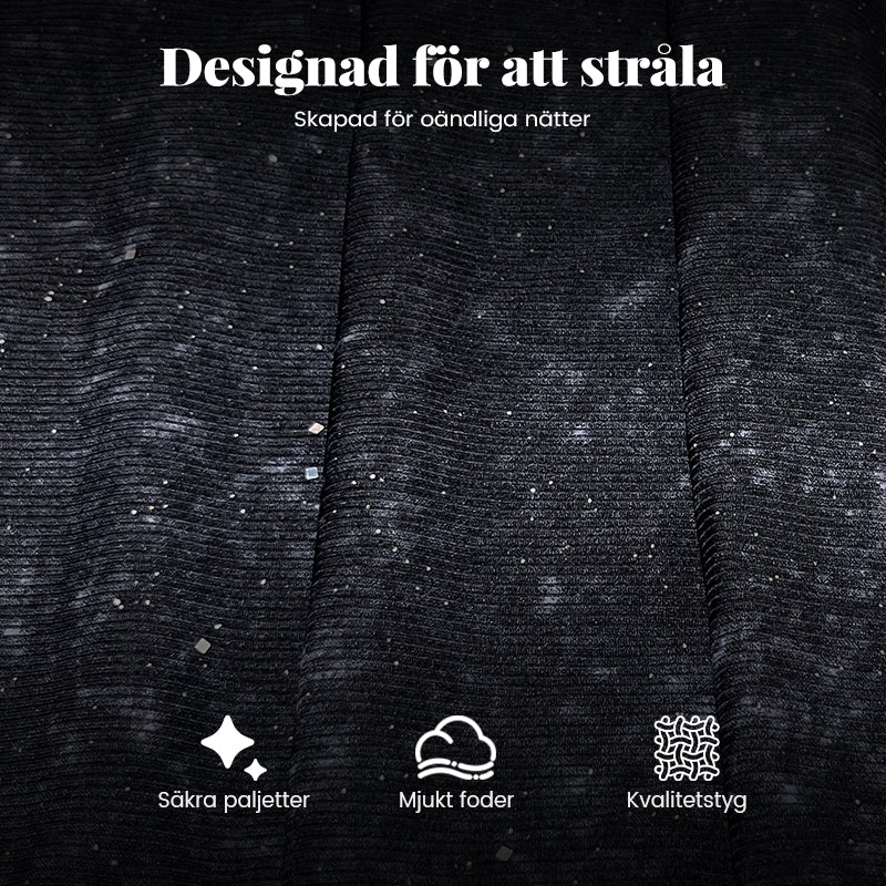 💖SISTA DAGENS REA 60% RABATT🥰Dambyxor med paljettmönster och vida ben och resår i midjan