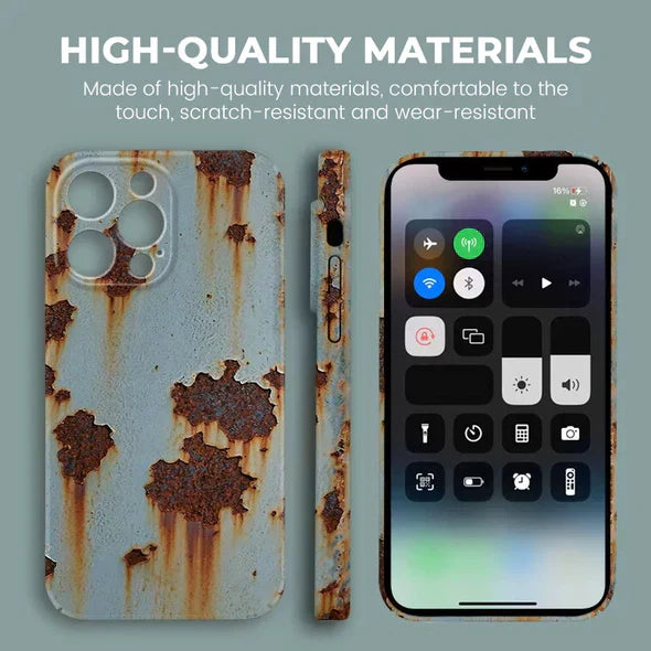 🔥2025 NY ARRIVAL 🔩Vintage Rost Hårt fodral för iPhone