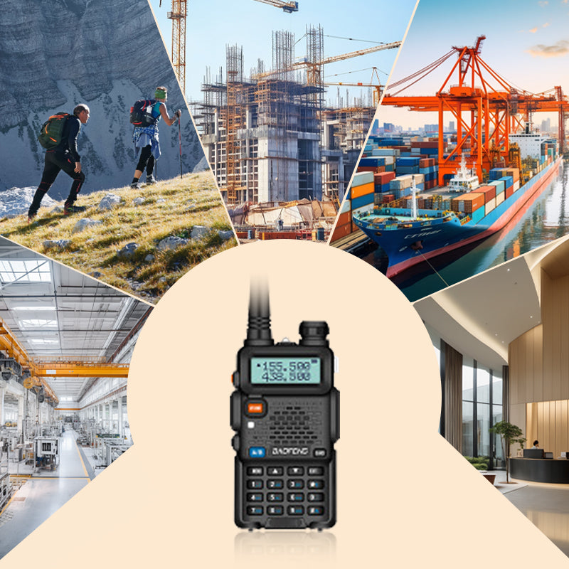 ⏰ Endast nu 50% rabatt!🔥📡 UV-5R Hamradio Långdistans UV5R Two-Way Radio Dualband Walkie-Talkie