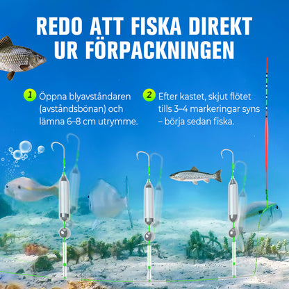 🔥3 Krokar Anti Drift Bottenfiske Rigg