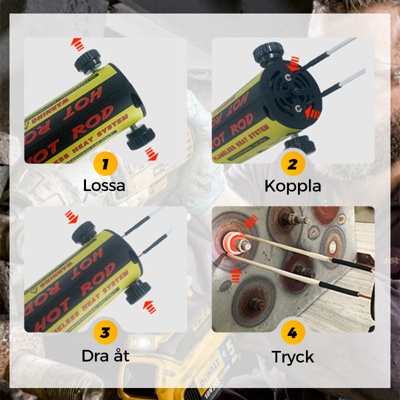 🔥Magnetisk induktionsvärmare - 1100W Induktionsvärme Verktyg för borttagning av bultar