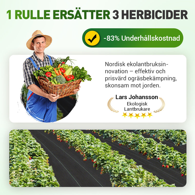 🔥Sista dagen 50% rabatt - Premium ogräsbarriärtyg