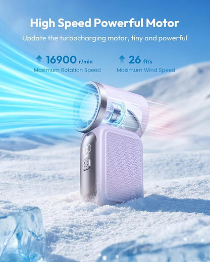 🥳2026 Hetsäljande vara🥳💨❄️ 50% rabatt! Turbinfläkt - 16900 varv/min, 6 vindhastigheter, LED-display. 🌬️✨